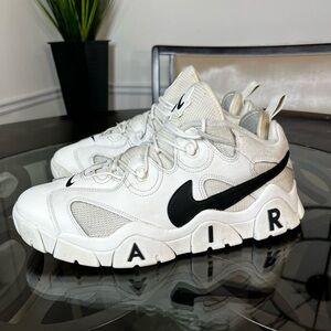Nike Air Barrage Low Summit White Sneakers Streetwear Sz 13